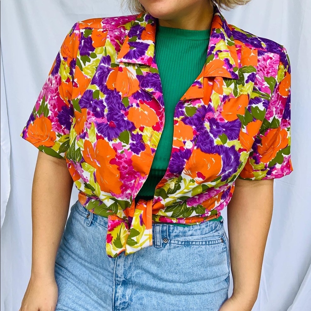 Vintage Impressions of California Button Up